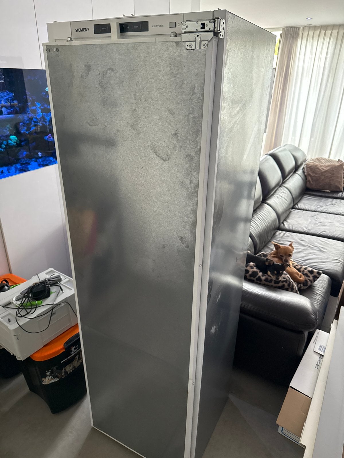 Siemens inbouwkoelkast, Zonder vriesvak, 200 liter of meer, 60 cm of meer, Zo goed als nieuw