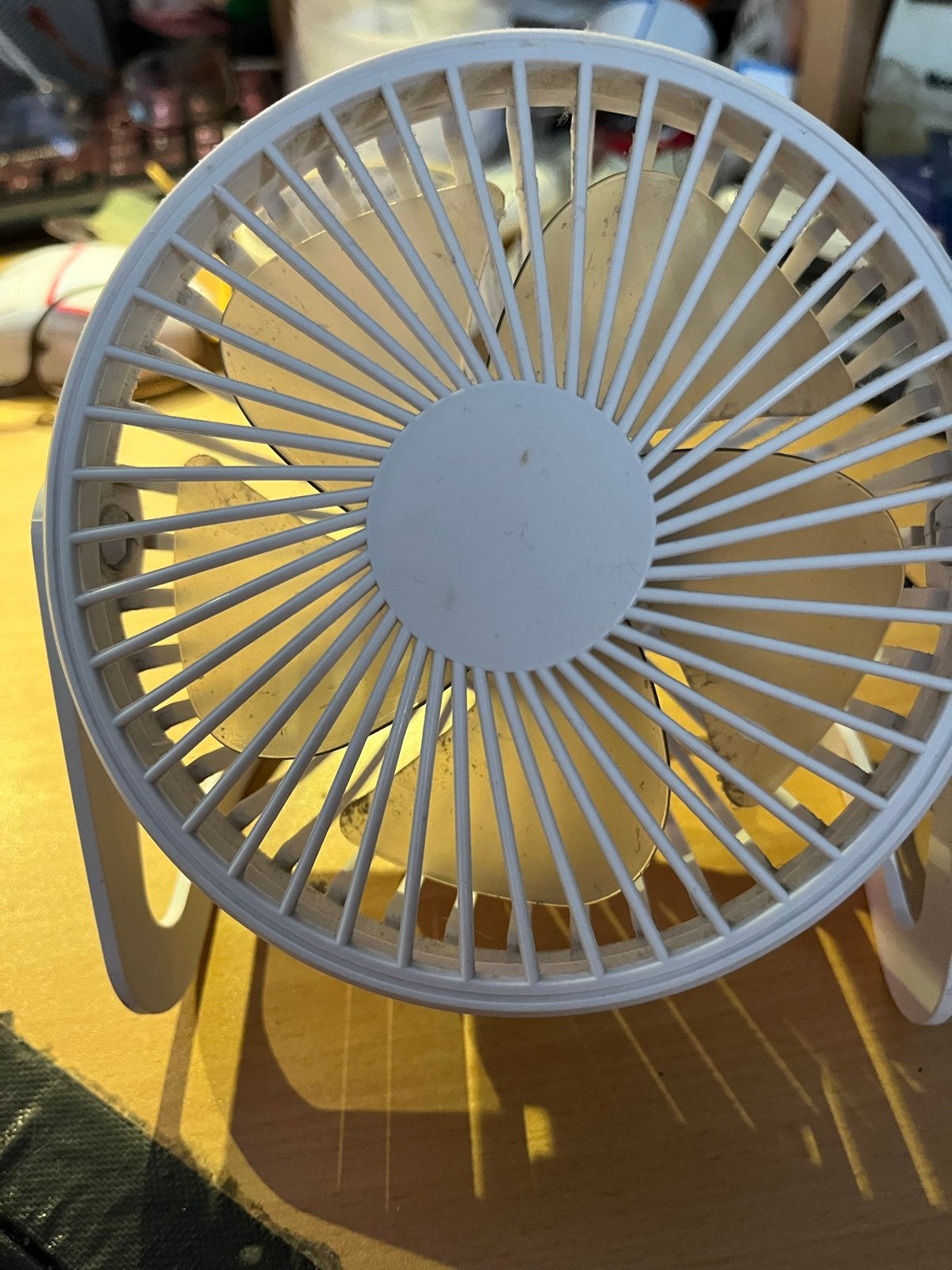 Compacte USB Ventilator - Wit, Ophalen, Gebruikt, Tafelventilator