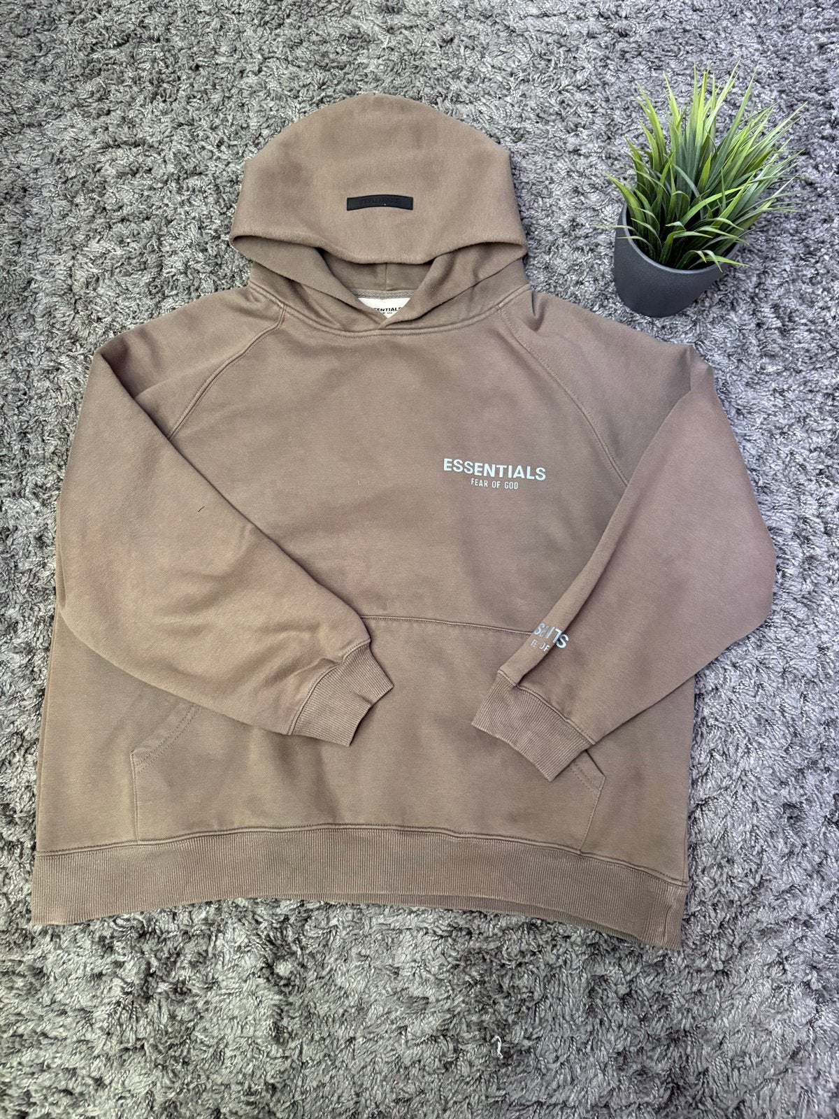 Essentials Fear of God Hoodie - Maat S, Ophalen of Verzenden, Zo goed als nieuw, Maat 46 (S) of kleiner, Bruin