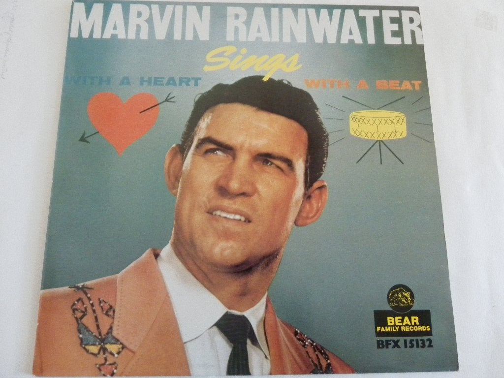 LP Marvin Rainwater - With A Heart With A Beat, Ophalen of Verzenden, Zo goed als nieuw, 12 inch, Rock-'n-Roll