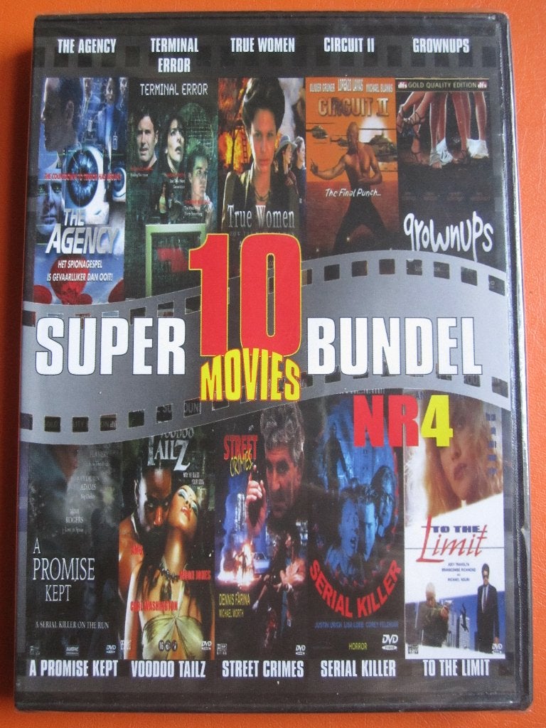 Super 10 Movies Bundel 4 (10 films op 2 disc) nieuw in de ve, Engels, Vanaf 16 jaar, Nederlands, Actie