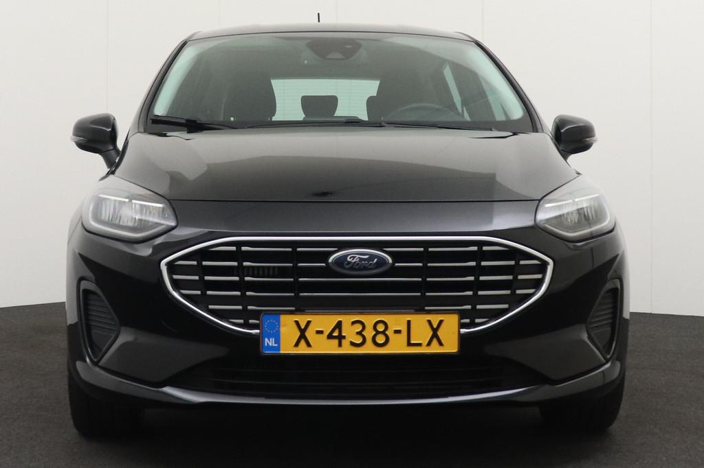 Ford Fiesta 1.0 137 PK Hybrid Titanium Climate Carplay Stoel, Voorwielaandrijving, Stof, Gebruikt, 1133 kg