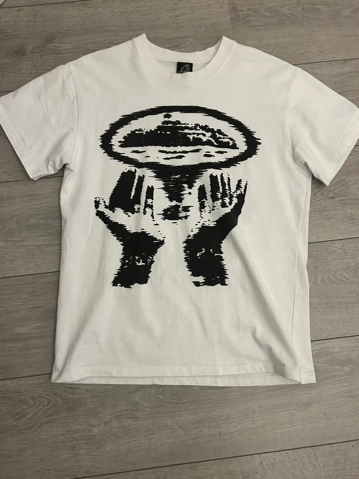Corteiz t-shirt, Ophalen of Verzenden, Zo goed als nieuw, Maat 48/50 (M), Wit