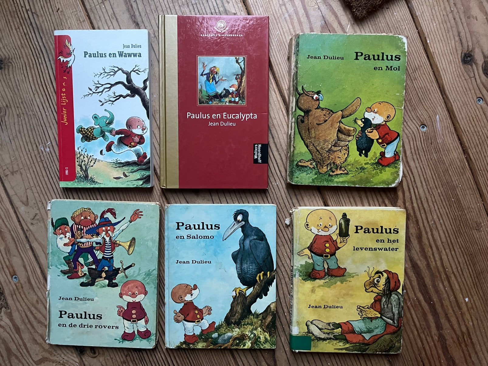 6x Paulus de Boskabouter - Jean Dulieu, Ophalen of Verzenden, Gelezen