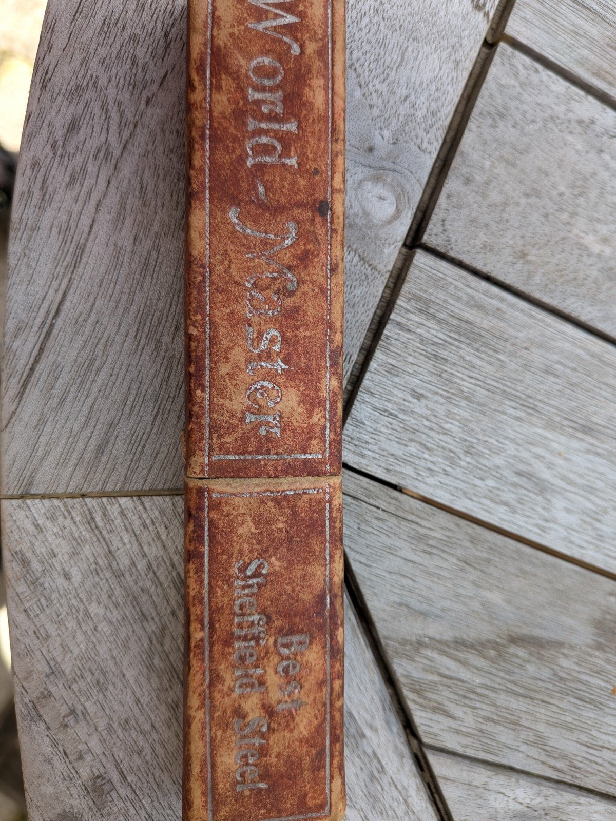Vintage World Master Sheffield Steel Scheermes, Antiek en Kunst, Ophalen