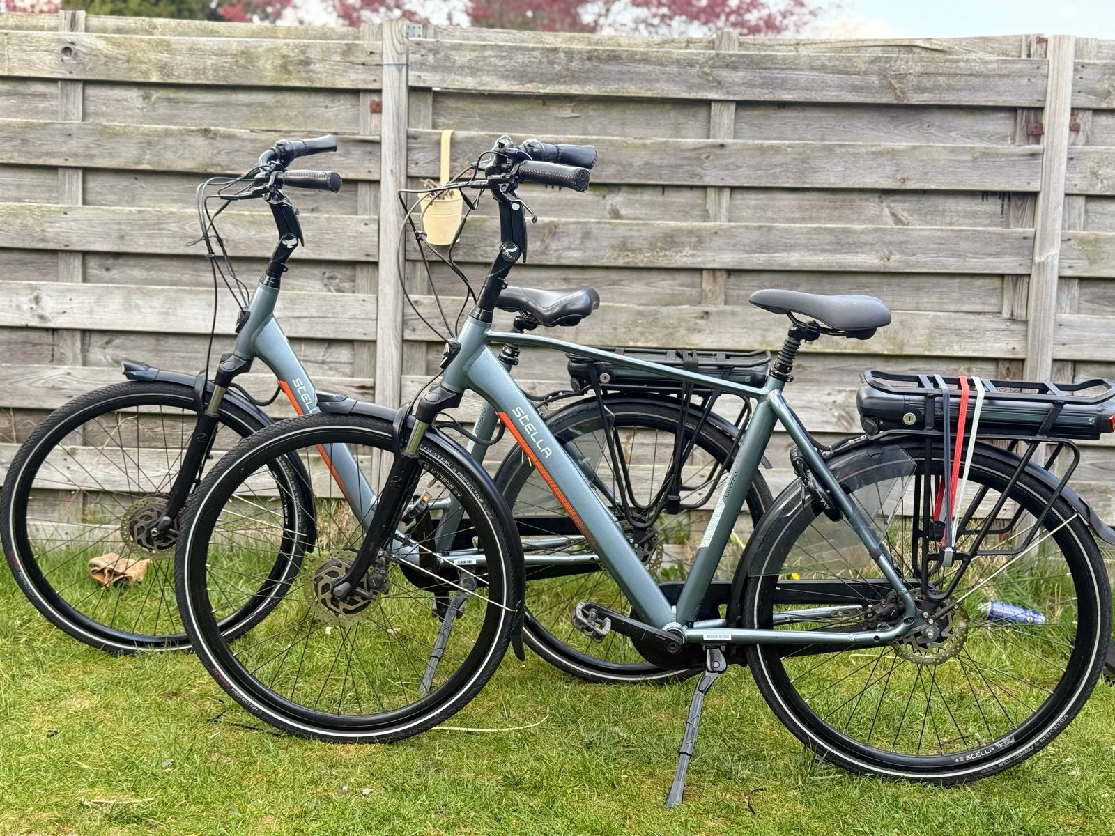 Set Stella elektrische fietsen (dames- en herenfiets), Overige merken, S, Ophalen of Verzenden, Zo goed als nieuw
