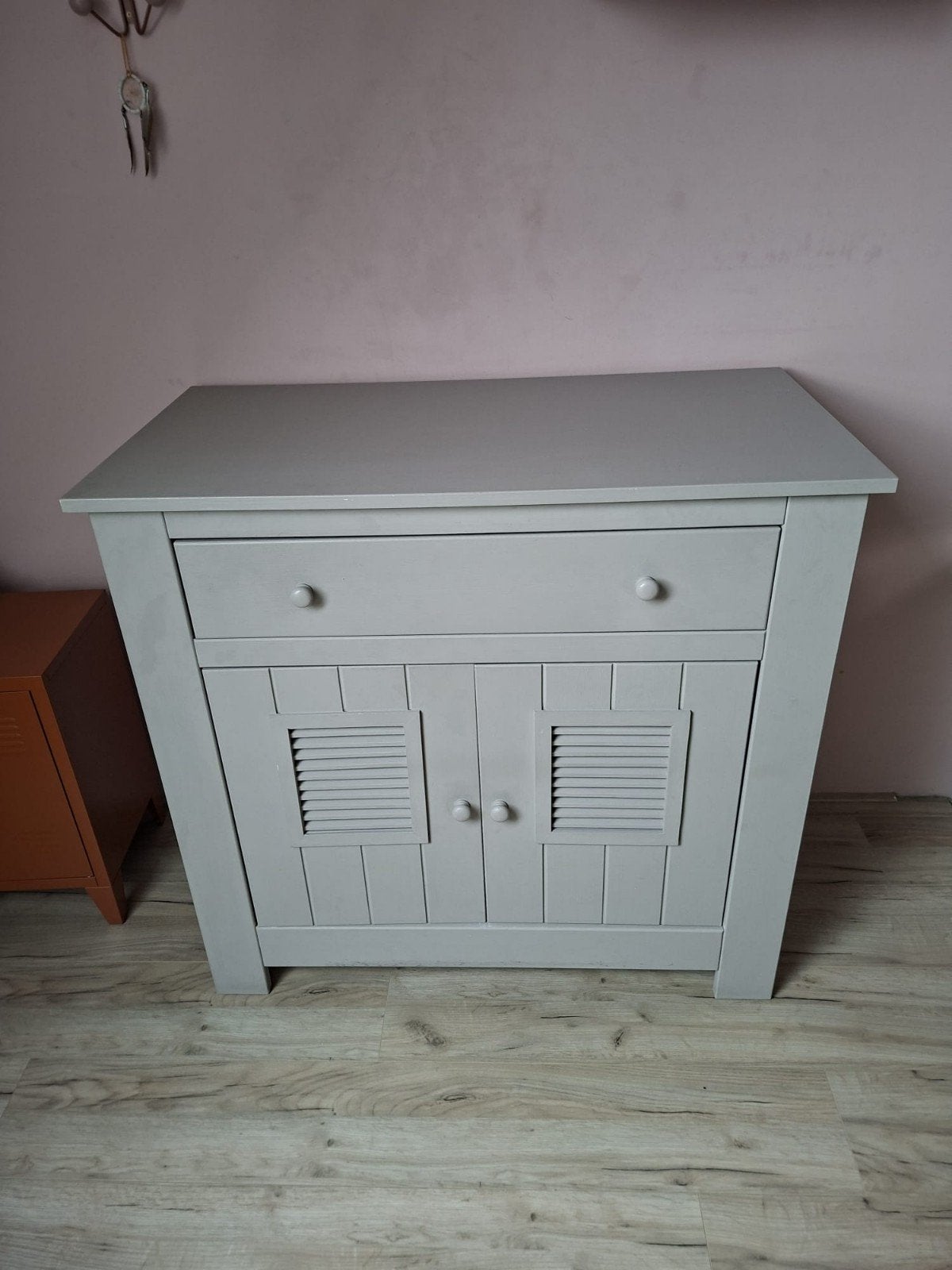 Massief houten commode, Ophalen, Gebruikt, 50 tot 70 cm, 100 cm of meer