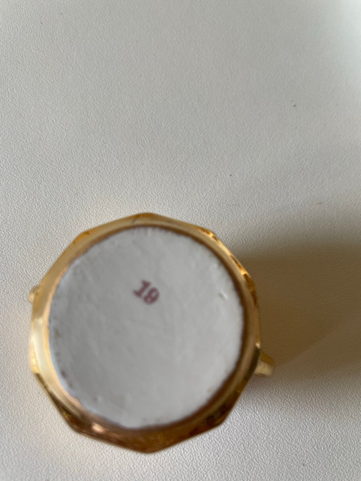 Vintage Goudkleurig Porseleinen Theeserviesje (12-delig), Ophalen