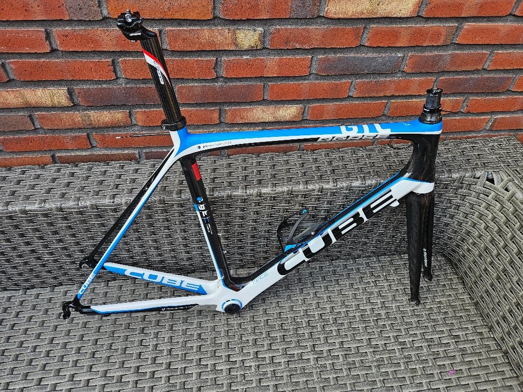 Cube Agree GTC frameset 60cm - ZGAN - Inclusief accesoires, Ophalen, Frame, Zo goed als nieuw, Cube