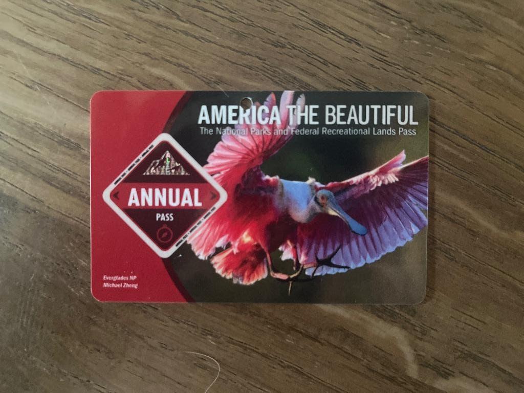 America the beautiful nationale parken pas, Drie personen of meer, Ticket of Toegangskaart