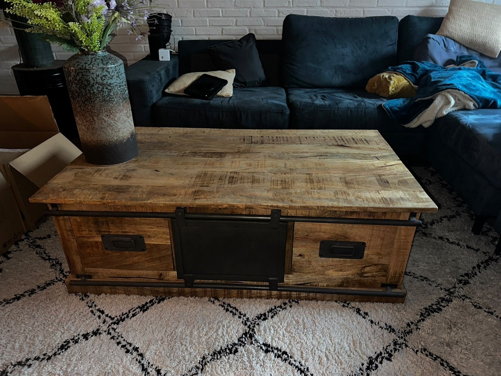 Nieuwe Salontafel 130x70x45 cm, 50 tot 100 cm, 100 tot 150 cm, Nieuw, Ophalen of Verzenden