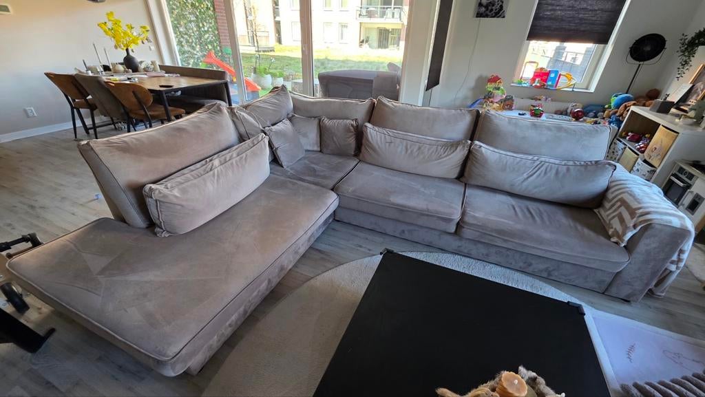 Oslo XL Hoekbank - Comfortabel en Ruim, Huis en Inrichting, Banken | Bankstellen, Ophalen, Modern, Comfortabel, Gebruikt, 100 tot 125 cm
