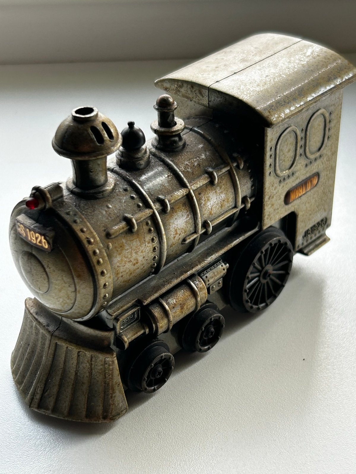 Vintage Stoomtrein Tafelaansteker JS 1926 - Werkend!, Ophalen of Verzenden, Gebruikt, Trein, Overige typen