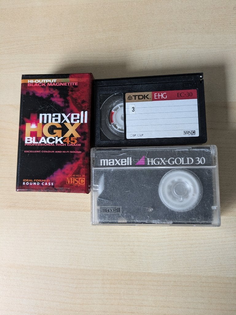VHS-C, Ophalen of Verzenden, VHS-C of SVHS-C, (Video)band