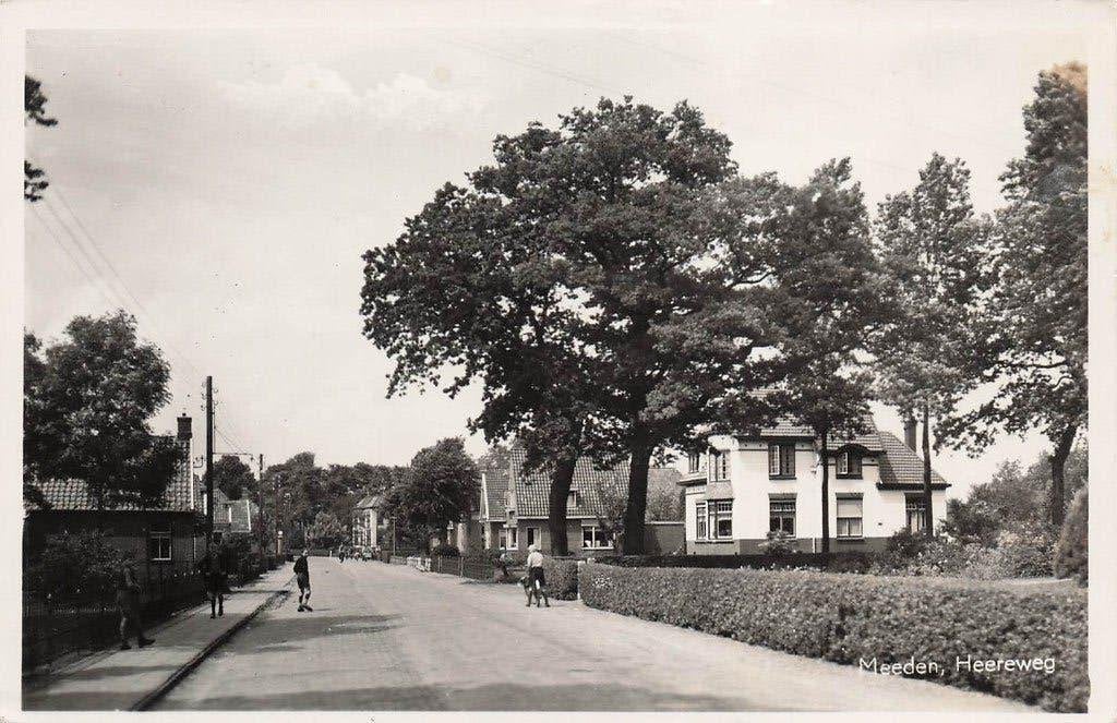 JP311 Meeden Heereweg 1951, Verzamelen, Ansichtkaarten | Nederland, Verzenden, 1940 tot 1960, Gelopen, Zuid-Holland