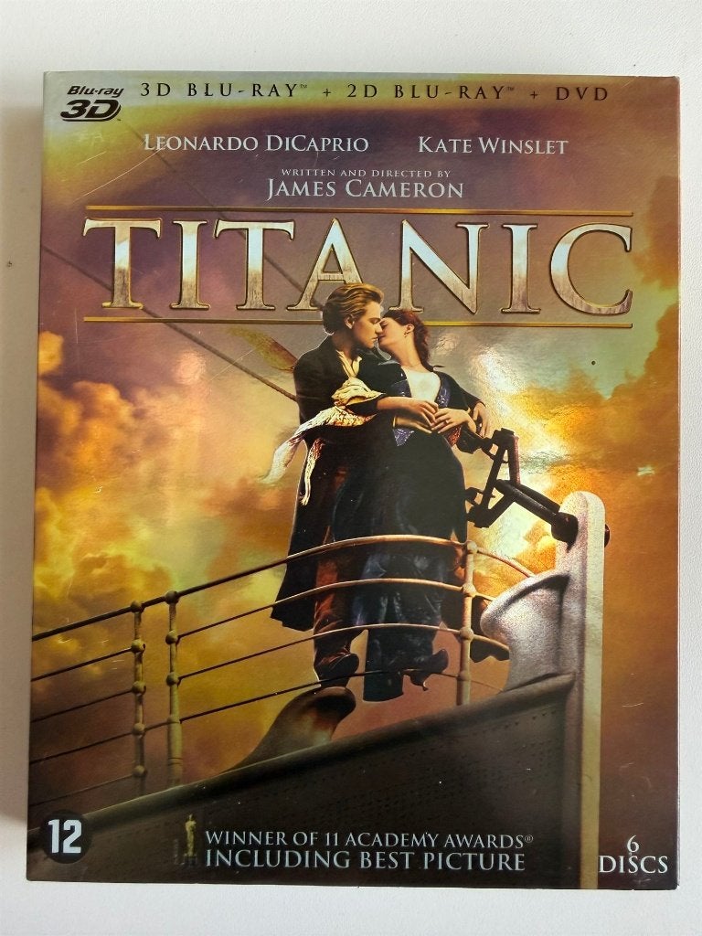 Titanic (1997) 3d+Bluray+DVD BLURAY, Cd's en Dvd's, Engels, Nederlands, Film, Drama