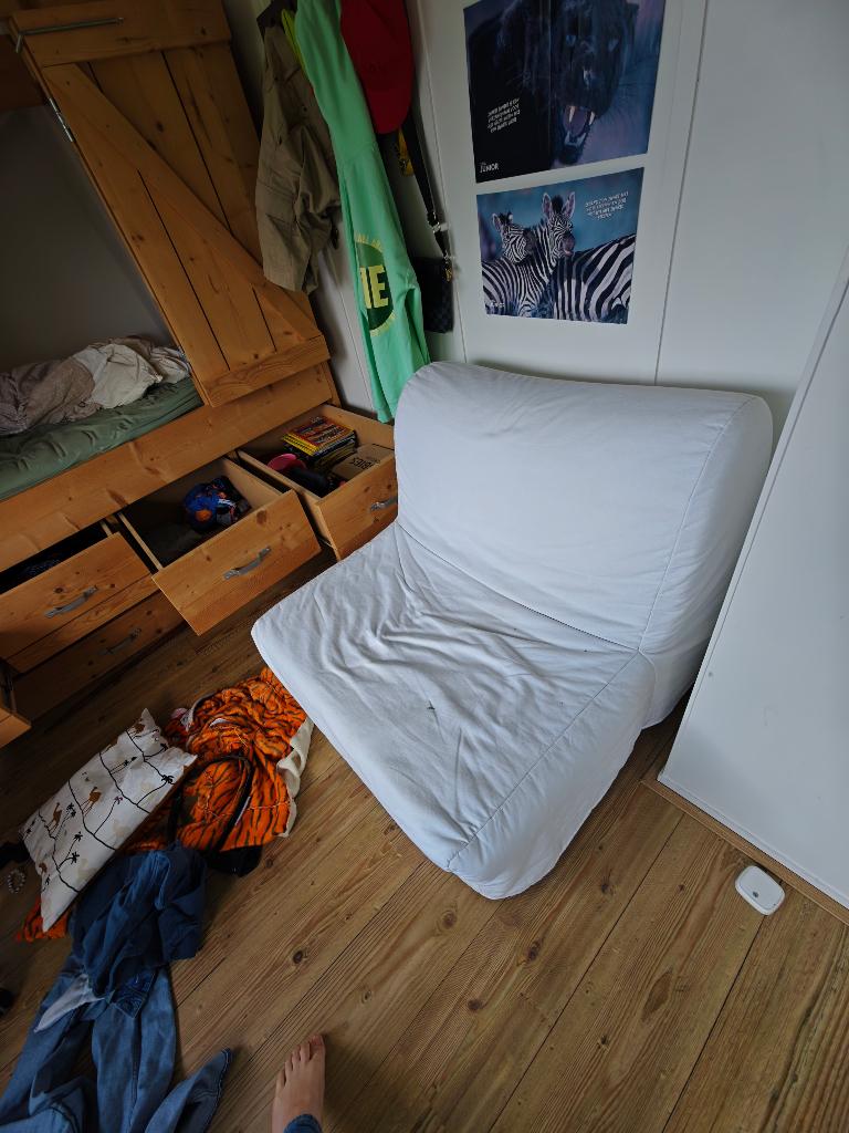 Uitklap stoel fateuil ligbed, Huis en Inrichting, Fauteuils, Ophalen of Verzenden, Zo goed als nieuw, 100 tot 125 cm, 100 tot 125 cm
