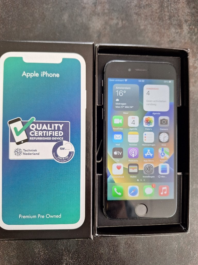 iPhone 8 (Refurbished), 75 %, Zwart, Refurbished, Ophalen of Verzenden