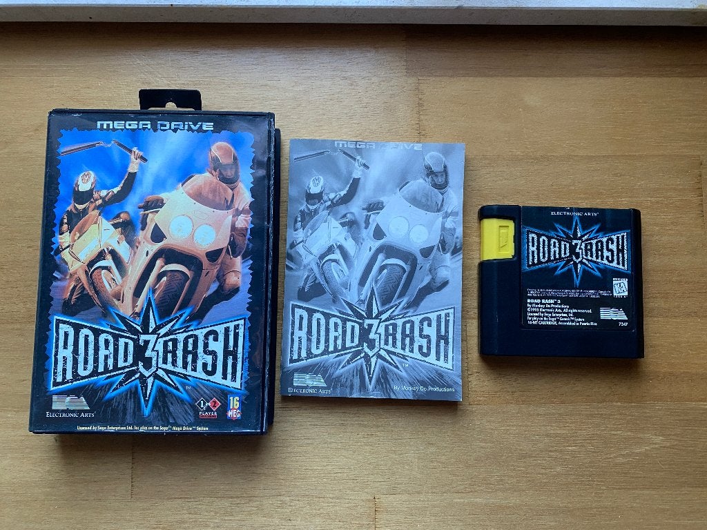 road rash 3 sega mega drive, 1 speler, Racen en Vliegen, Ophalen of Verzenden, Zo goed als nieuw