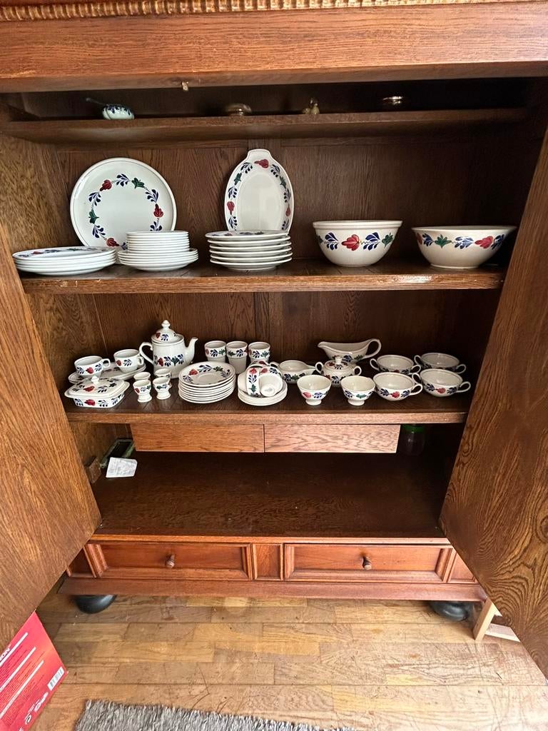 Boerenbont serviescollectie van Royal Boch, Ophalen of Verzenden