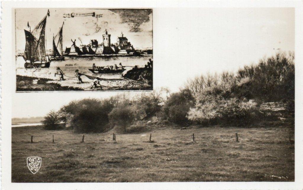 TW26-121 Gennep kastelenserie ruine nr. 97 Genneper Huis, Verzenden, 1940 tot 1960, Gelopen, Limburg