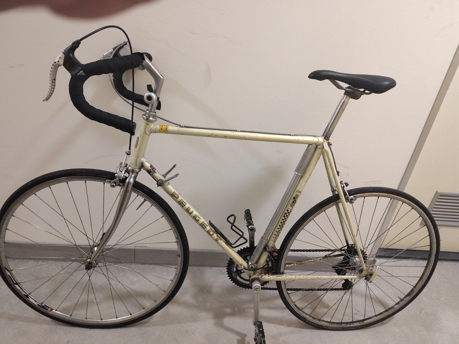Retro Peugeot racefiets met origineel frame, Fietsen en Brommers, Ophalen