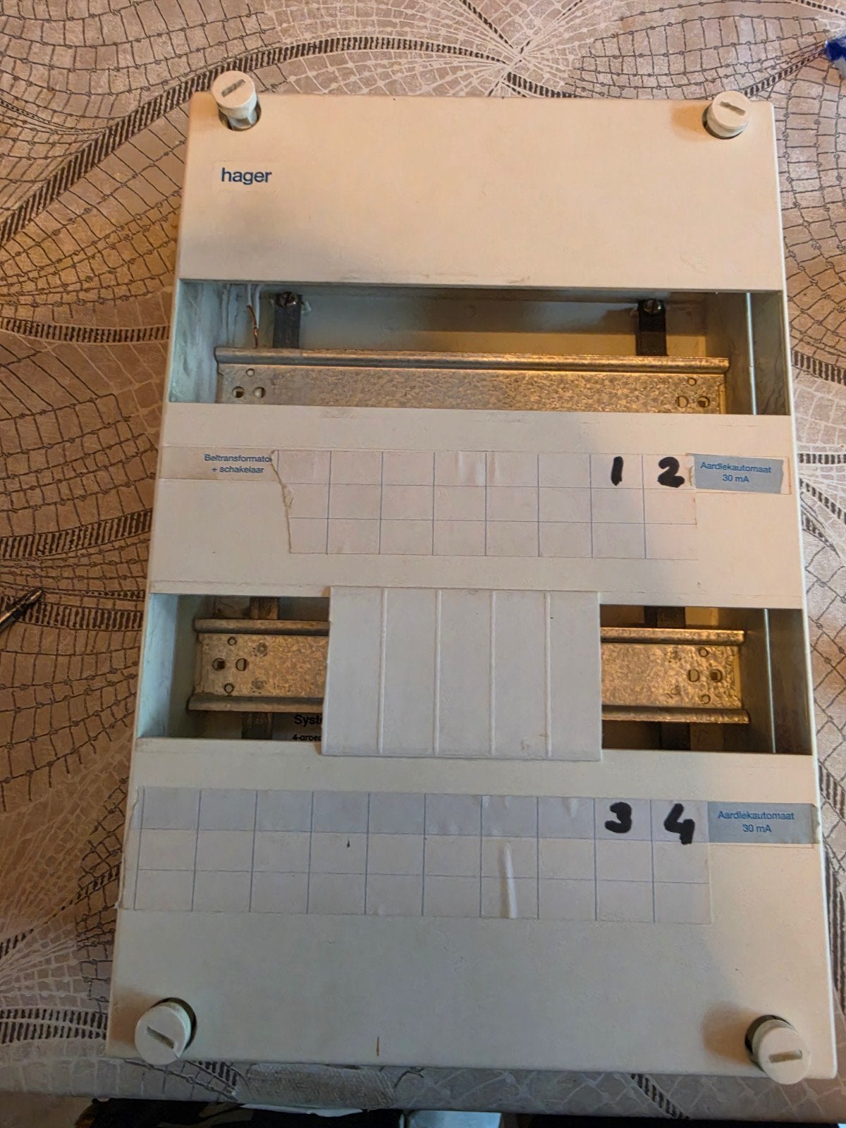 Hager Vision gebruikte lege kast in nette staat, Ophalen of Verzenden, Gebruikt, Overige typen