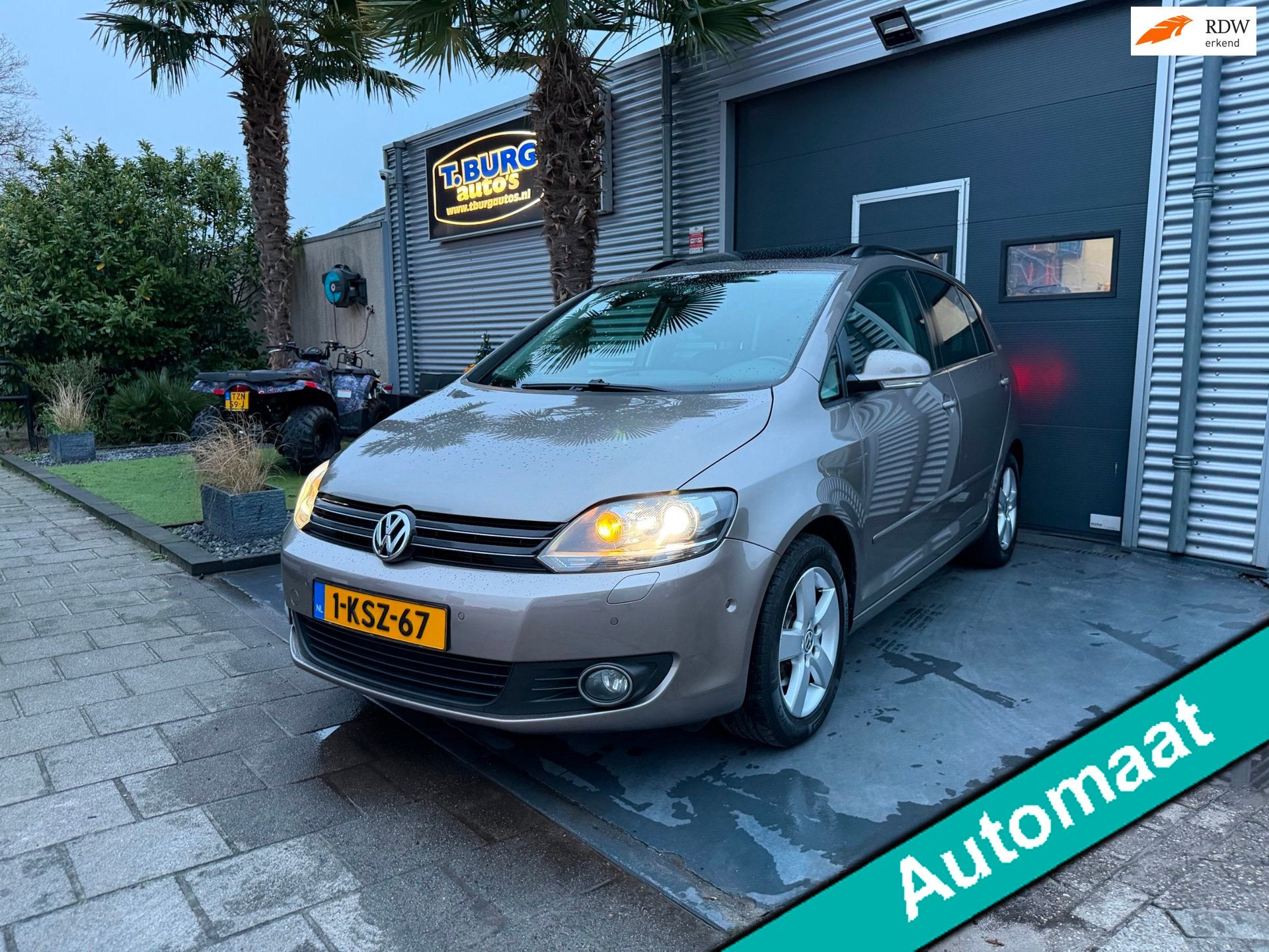Volkswagen Golf Plus 1.4 TSI Highline AIRCO Vele Extra's AUT, Auto's, Euro 5, Stof, Gebruikt, Zwart