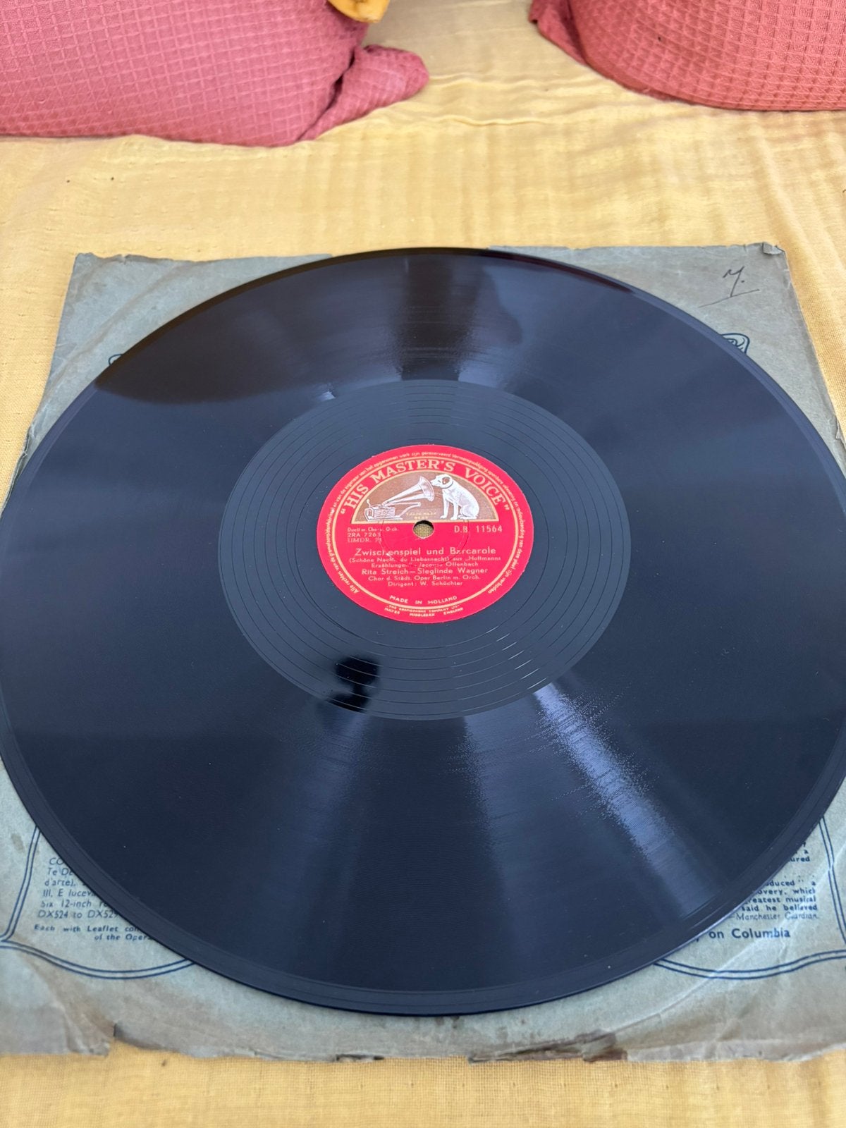 Klassieke 78/12 inch (2), Cd's en Dvd's, Vinyl | Klassiek, Gebruikt, Overige componisten, Originele persing, Overige typen