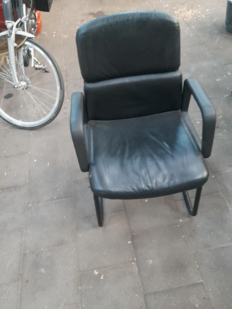 Te koop degelijke super lekker zittende leren stoelen, Diversen, Ophalen of Verzenden, Gebruikt