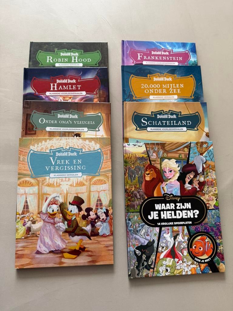 Diverse prachtige Donald Duck Disney prentenboeken+zoekboek, Boeken, Ophalen of Verzenden, Zo goed als nieuw, Sprookjes
