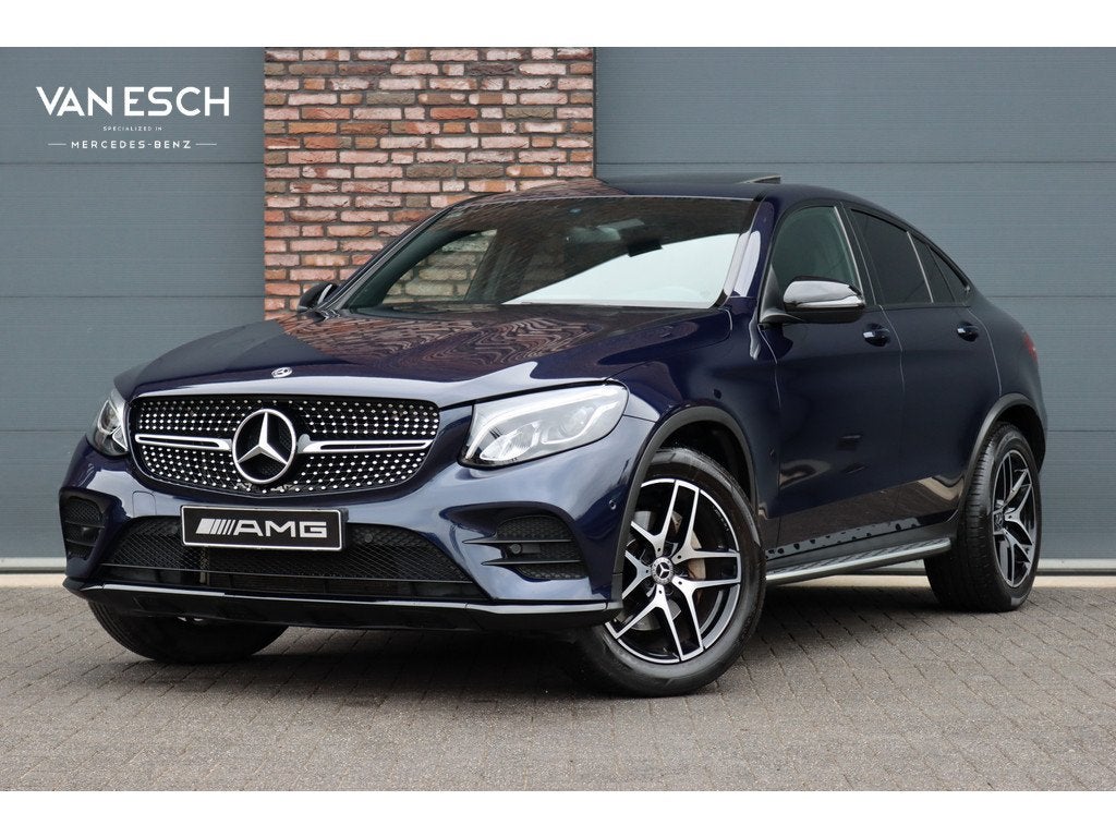 Mercedes-Benz GLC Coupé 250 4MATIC AMG Line | Schuifdak | D, Gebruikt, Blauw, Bedrijf, Vierwielaandrijving