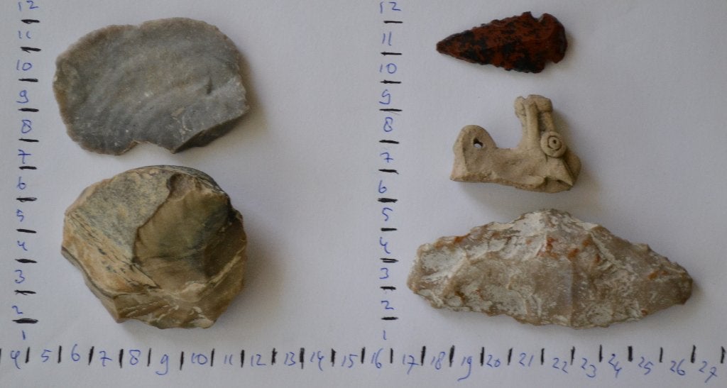 verzameling Neolithicum Vuursteen werktuigen stenen tijdperk, Ophalen, Overige typen