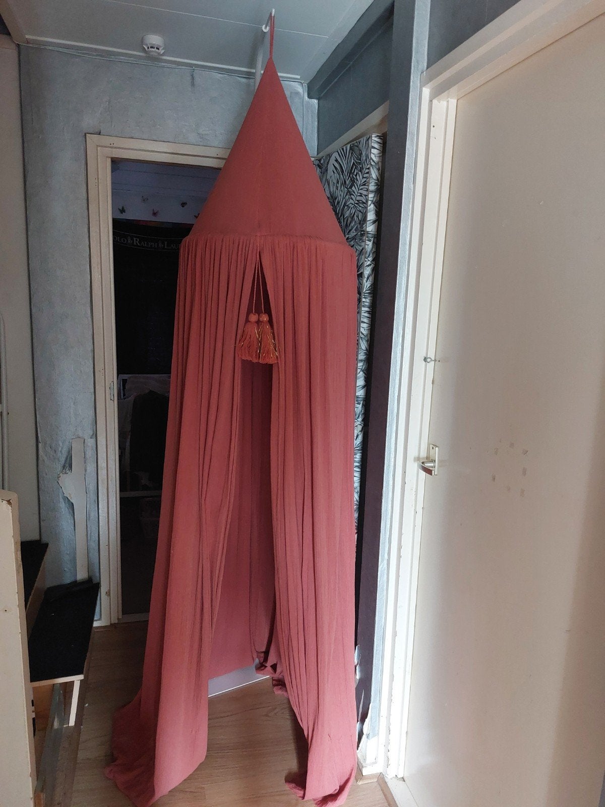 Mooie piekstok met hemeltje voor babybedje, Gebruikt, Overige merken, Overige typen, Ophalen of Verzenden