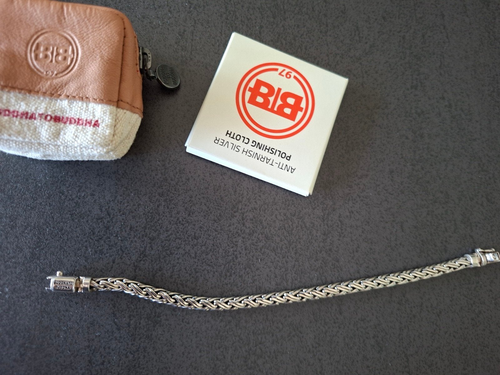 Buddha to buddha Armband katja  18 cm, Sieraden, Tassen en Uiterlijk, Ophalen of Verzenden, Zo goed als nieuw, Zilver, Zilver