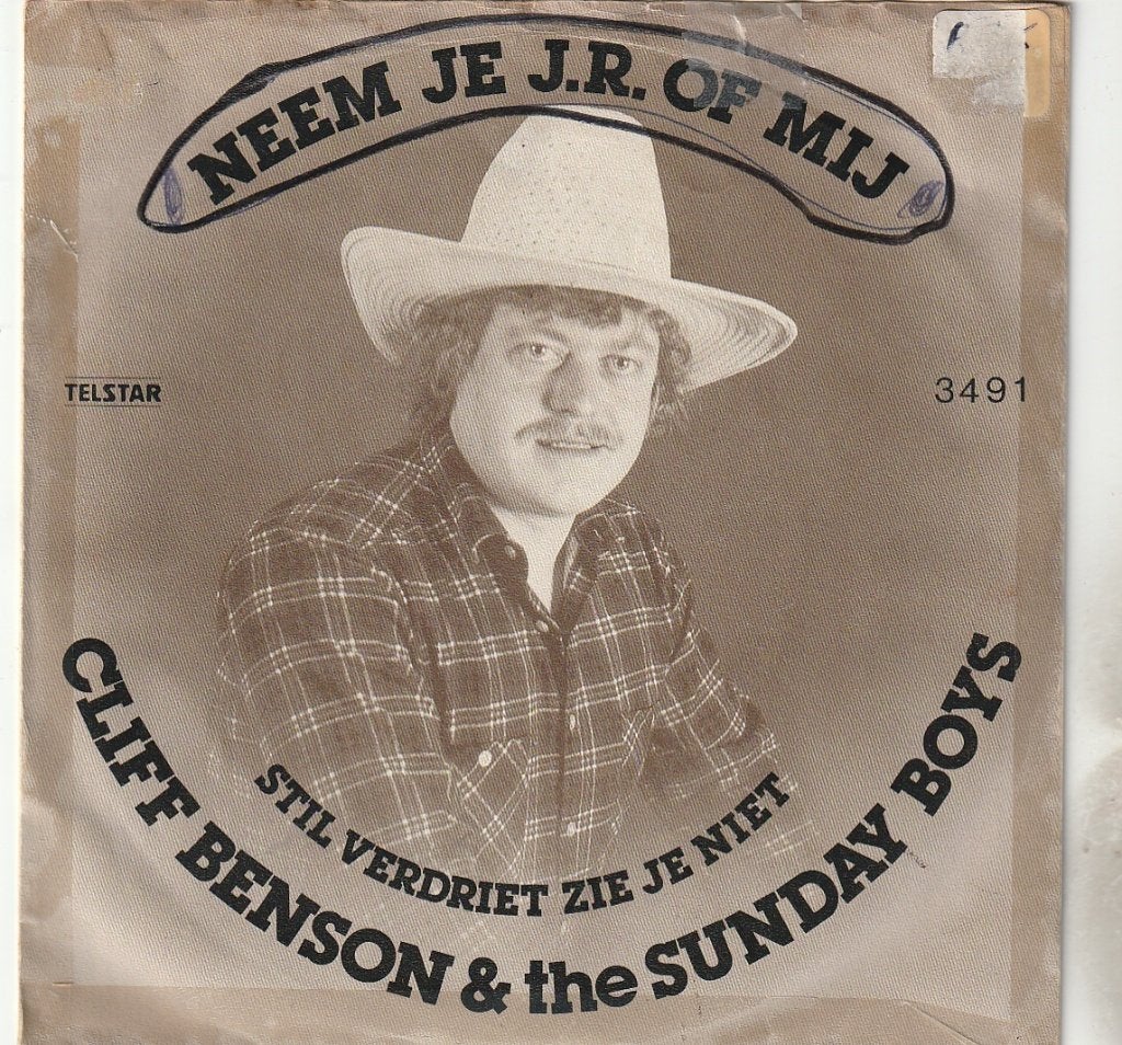 Cliff Benson & Sunday boys - Neem je J.R, of mij  - Nr  94, Ophalen, Gebruikt, 7 inch, Levenslied of Smartlap