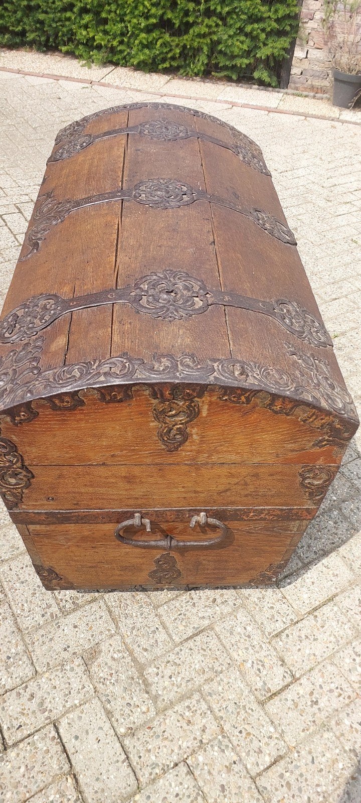 Antieke dekenkist uit 1807, Antiek en Kunst, Ophalen