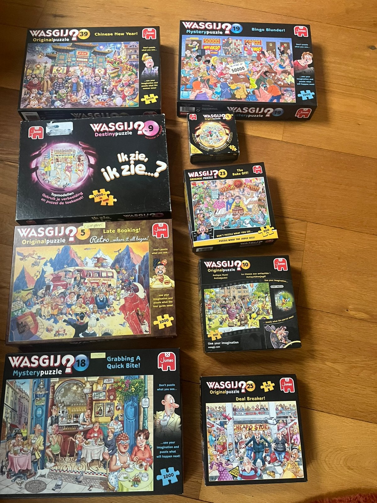 Wasgij puzzels, Ophalen, 500 t/m 1500 stukjes, Gebruikt
