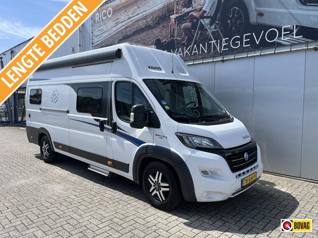 Knaus Boxstar Freeway 630 Lengtebedden / vol opties, Caravans en Kamperen, Buscamper of Camperbus, Ringverwarming, Tot en met 2