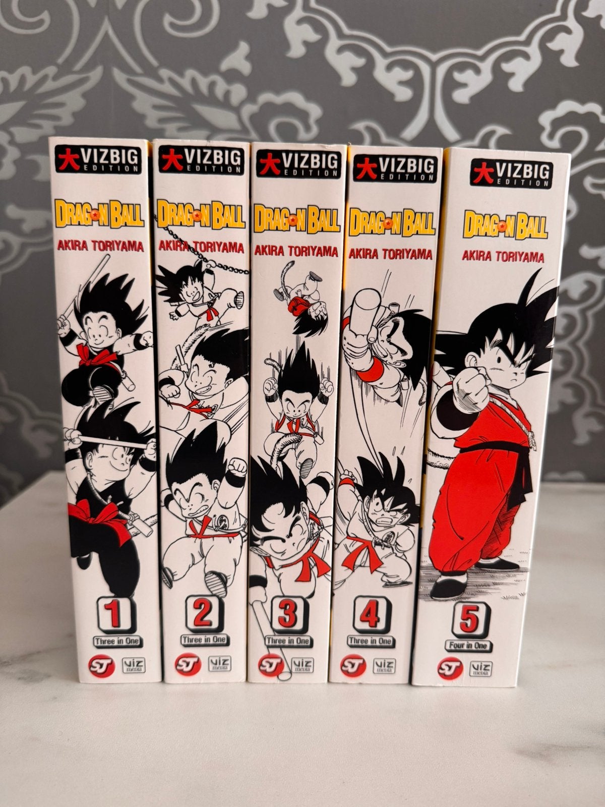 Dragon Ball - Vizbig edition 1-5 (manga), Boeken, Strips | Comics, Complete serie of reeks, Ophalen of Verzenden, Zo goed als nieuw
