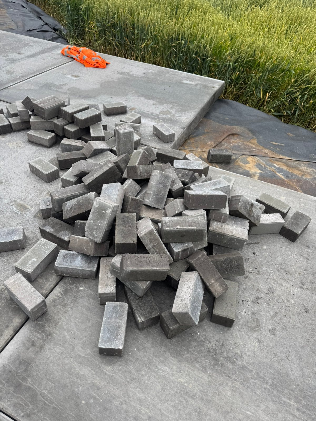 Gebruikte klinkers, Tuin en Terras, Tegels en Klinkers, Ophalen of Verzenden, Gebruikt, Beton, Klinkers