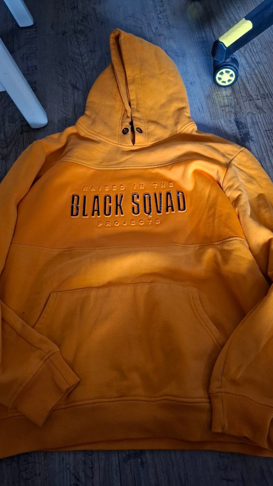 Heren hoodie Black Squad maat L, Maat 52/54 (L), Black Squad, Oranje, Ophalen of Verzenden