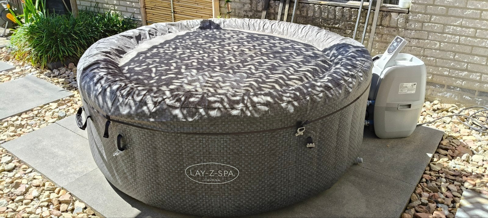 Lay-Z-Spa Havana opblaasbare jacuzzi met Wi-Fi, Tuin en Terras, Bubbelbaden en Hottubs, Ophalen, Filter, Opblaasbaar