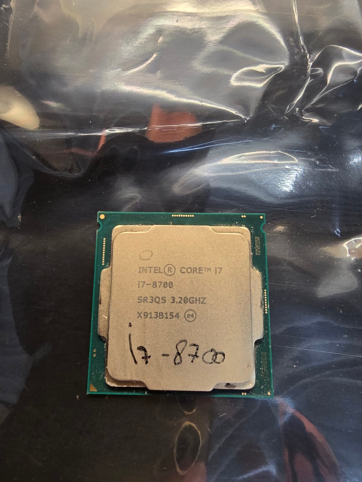 Intel Core i7 8700 CPU, Ophalen of Verzenden, Gebruikt, Intel Core i7, 3 tot 4 Ghz
