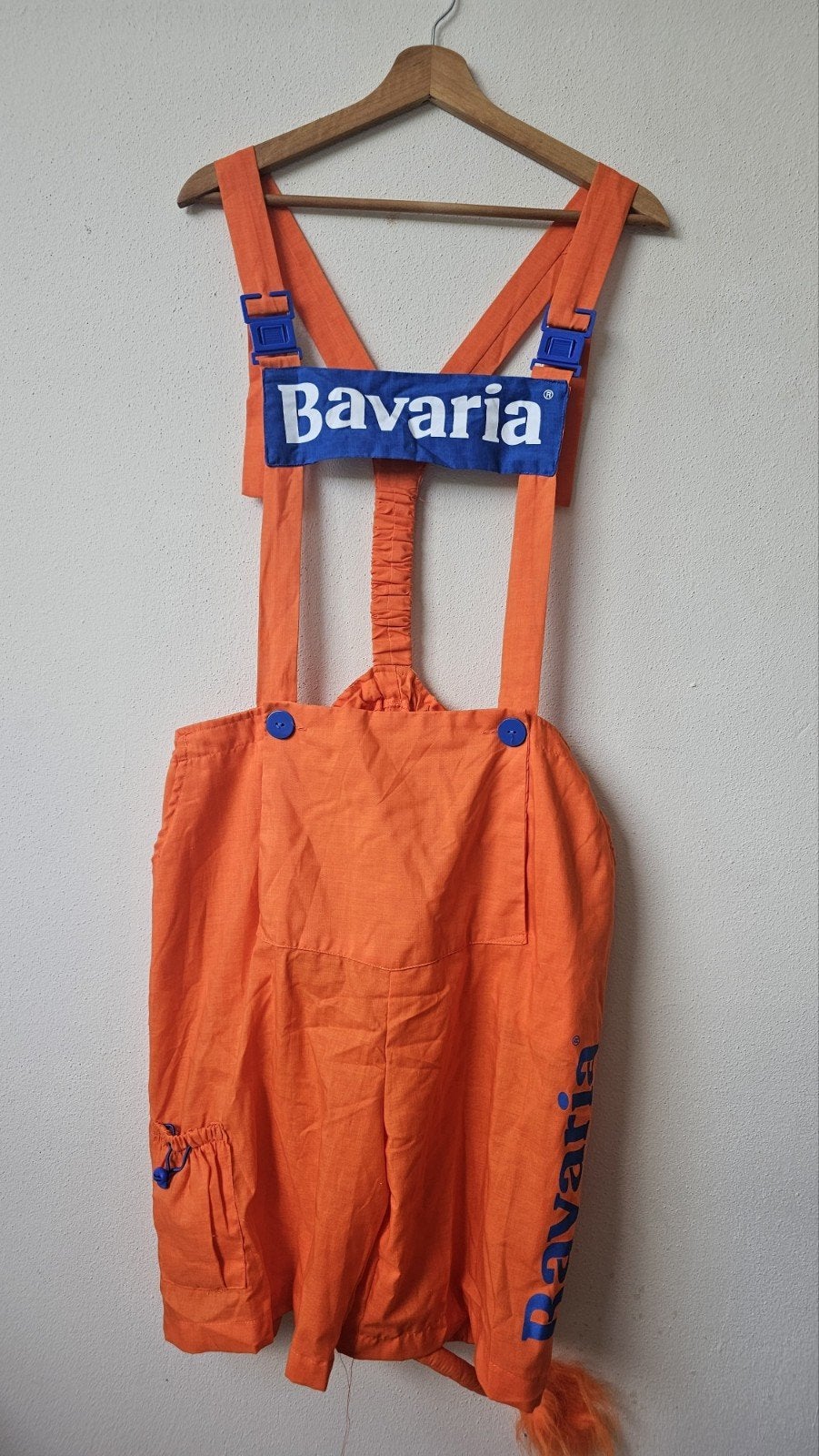 Bavaria Jumpsuit  - Oranje Carnavalspak met Staart, Ophalen of Verzenden, Zo goed als nieuw