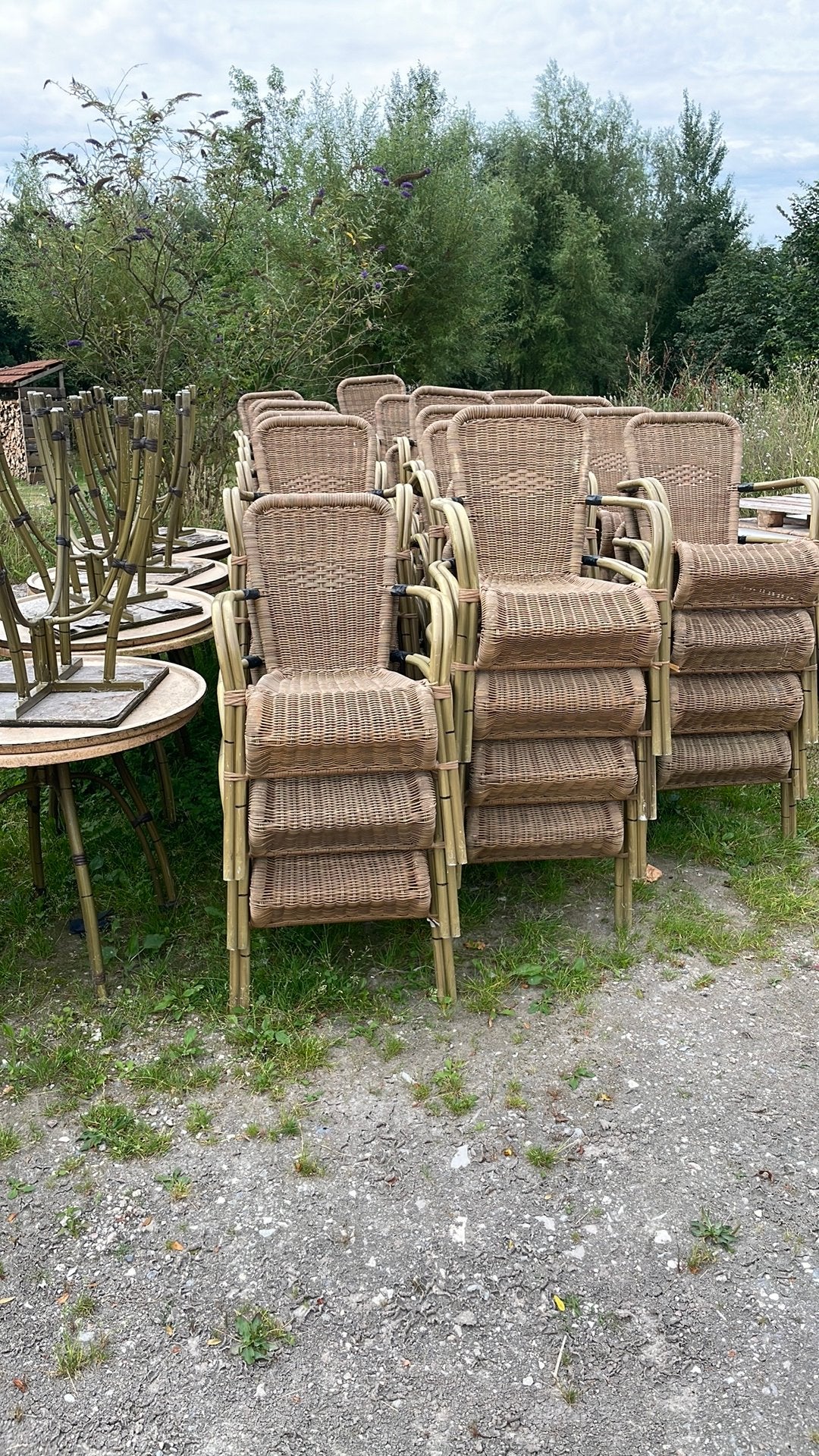 Terras meubilair Sediamo terrasstoel, Tuin en Terras, Tuinstoelen, Ophalen, Gebruikt, Aluminium