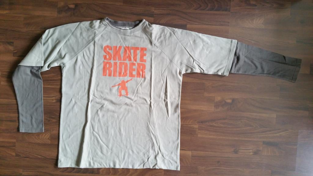 Bellerose SkateRider longsleeve beige/bruin maat 16, Ophalen of Verzenden, Zo goed als nieuw, Shirt of Longsleeve, Jongen