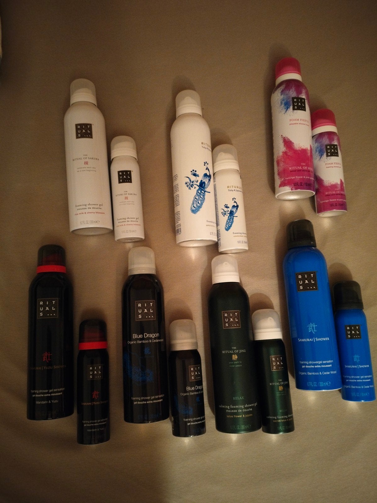 Rituals shower foams/shower gels Collectie - Diverse Geuren, Ophalen of Verzenden, Nieuw, Bad & Douche