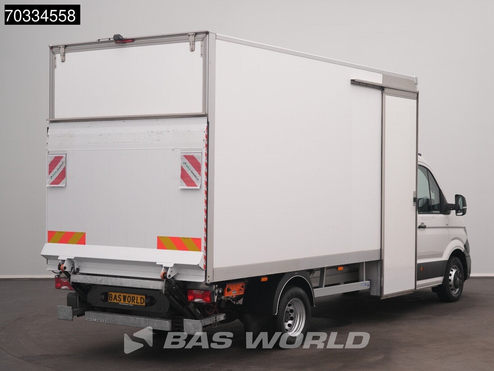 Volkswagen Crafter 177pk Automaat Laadklep Dubbellucht Bakwa, Automaat, Stof, Gebruikt, Euro 6