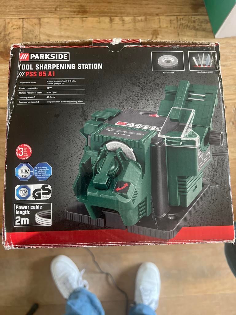 Gebruikte Parkside PSS 65 A1 Slijpstation - Zo goed als nieu, Ophalen, Zo goed als nieuw, Minder dan 700 watt, Overige typen